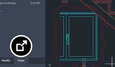 Trace function in AutoCAD on the web